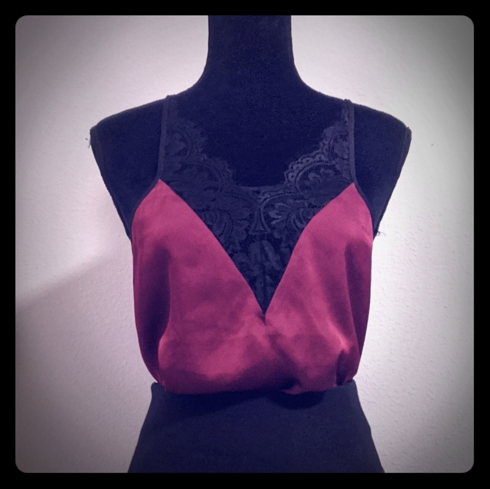 Express cami top with Lace v neck line